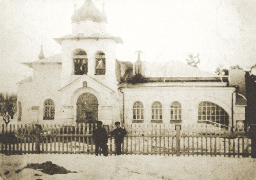 Саратов. Церковь Благовещения Пресвятой Богородицы в Агафоновке. архивная фотография, Архивное фото.