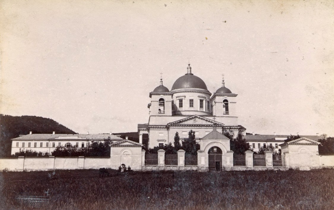 Спасо-Преображенский мужской монастырь, Саратов (Саратов, город, Саратовская область). архивная фотография, В центре Собор Преображения Господня.
1891 год Фотограф Финогеев Д.Г, с сайта http://oldsaratov.ru/
