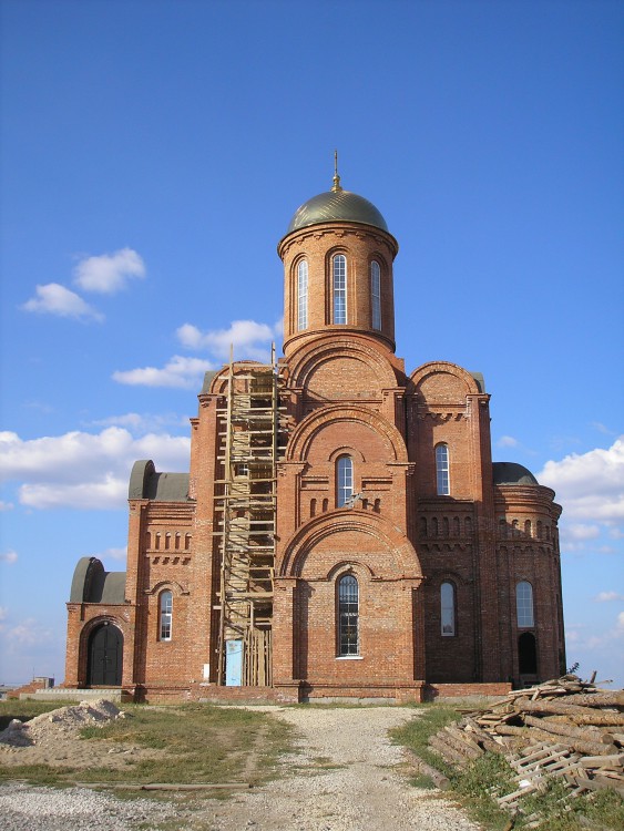 Саратов. Церковь Георгия Победоносца на Танковой горе. документальные фотографии