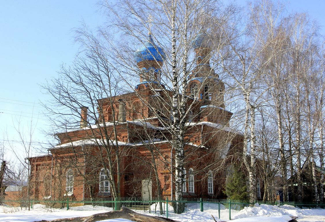 Альгешево. Церковь Казанской иконы Божией Матери. фасады