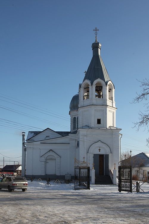 Церковь Рождества Христова, Клястицкое (Троицкий район и г. Троицк, Челябинская область). фасады, Западный фасад