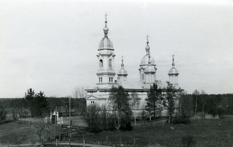 Церковь Илии Пророка, Иломантси (Северная Карелия, Финляндия). архивная фотография, Старинное фото с сайта www.finna.fi