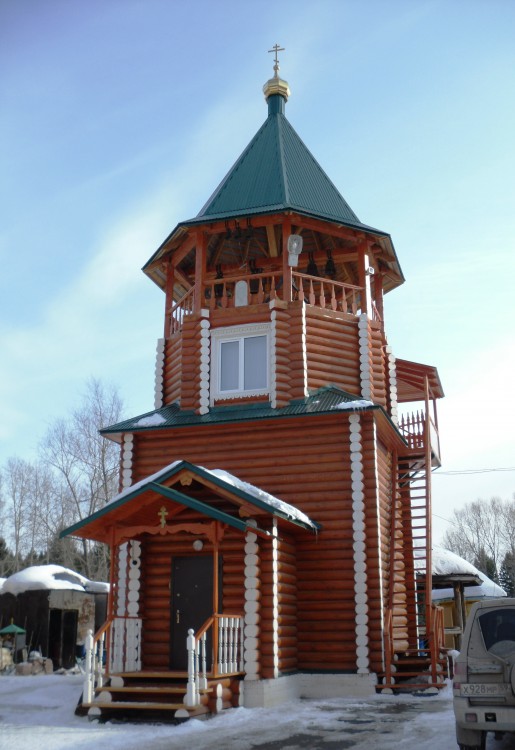 Пермь. Церковь Царственных страстотерпцев (Казачья) в Нагорном. фасады, новая колокольня