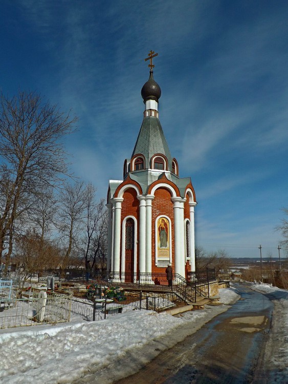 Часовня Стефана Филейского, Вятка (Киров) (Вятка (Киров), город, Кировская область). общий вид в ландшафте