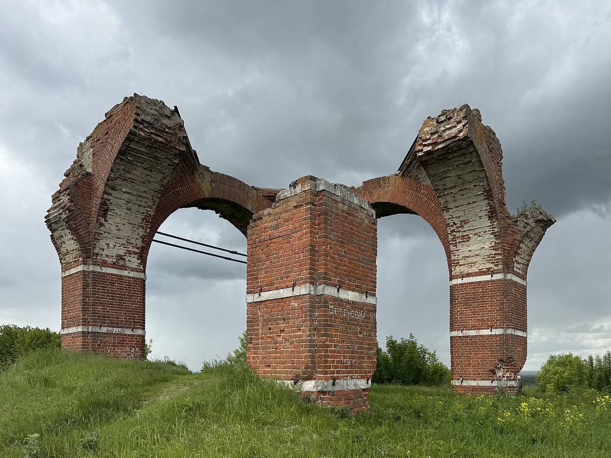 Вид с юго-востока, фасады. Церковь Бориса и Глеба, Старая Рязань (Спасский район, Рязанская область)