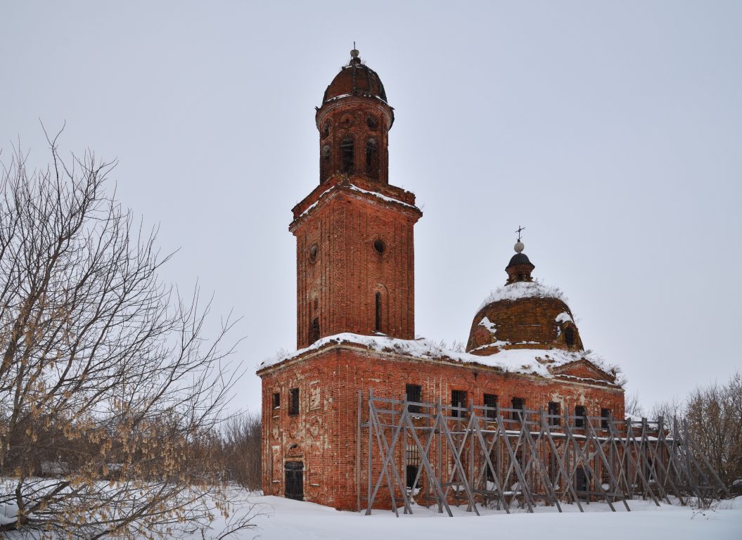 Церковь Николая Чудотворца, Демидово (Шацкий район, Рязанская область). фасады