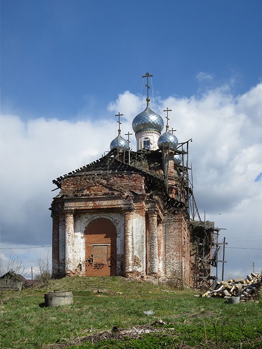 Арефино. Церковь Рождества Христова. фасады