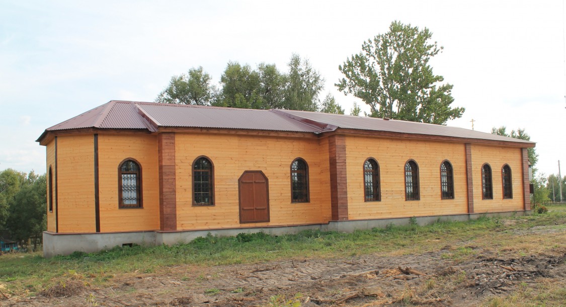 Церковь Вознесения Господня, Сановка (Шиловский район, Рязанская область). фасады, Освящена 14.07.2018, после восстановления