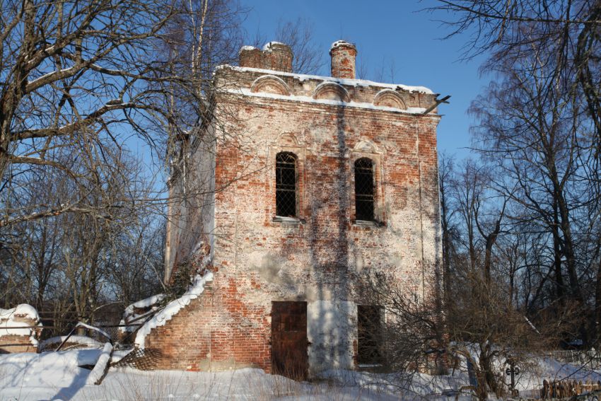 Спас-Ухра (Спасское на Ухре). Церковь Николая Чудотворца. фасады