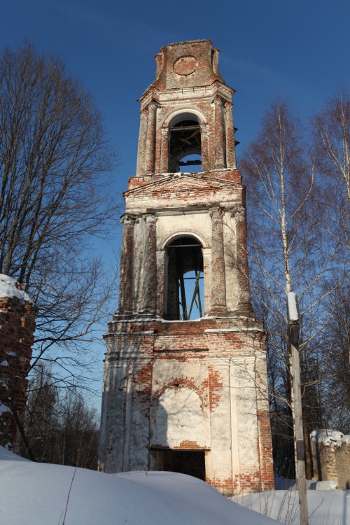 Спас-Ухра (Спасское на Ухре). Церковь Николая Чудотворца. фасады