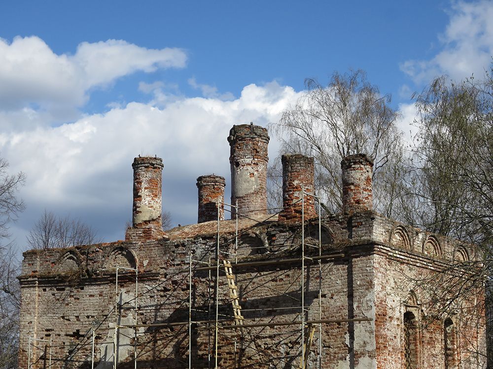 Спас-Ухра (Спасское на Ухре). Церковь Николая Чудотворца. архитектурные детали