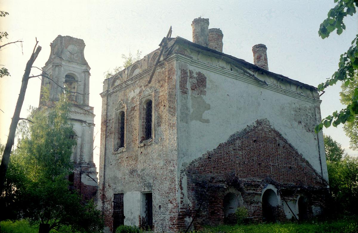 фасады. Церковь Николая Чудотворца, Спас-Ухра (Спасское на Ухре) (Рыбинский район, Ярославская область)