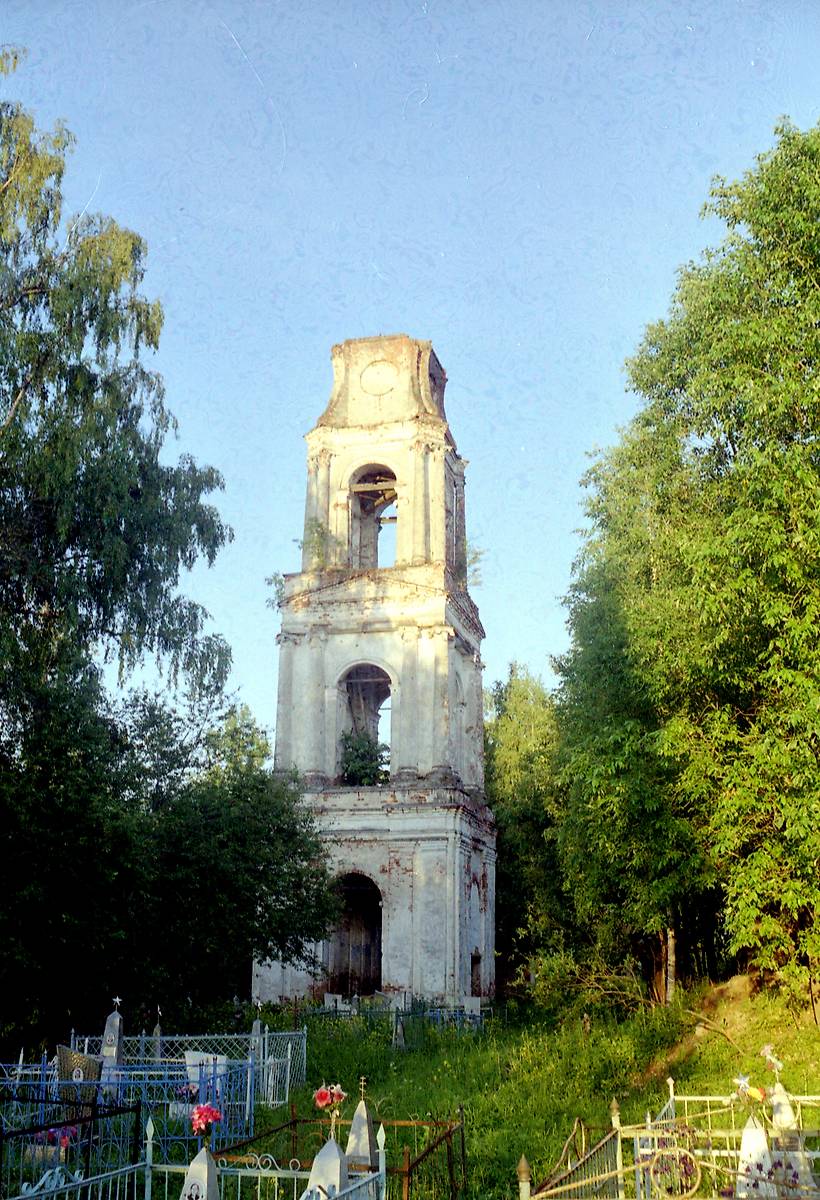 фасады. Церковь Николая Чудотворца, Спас-Ухра (Спасское на Ухре) (Рыбинский район, Ярославская область)