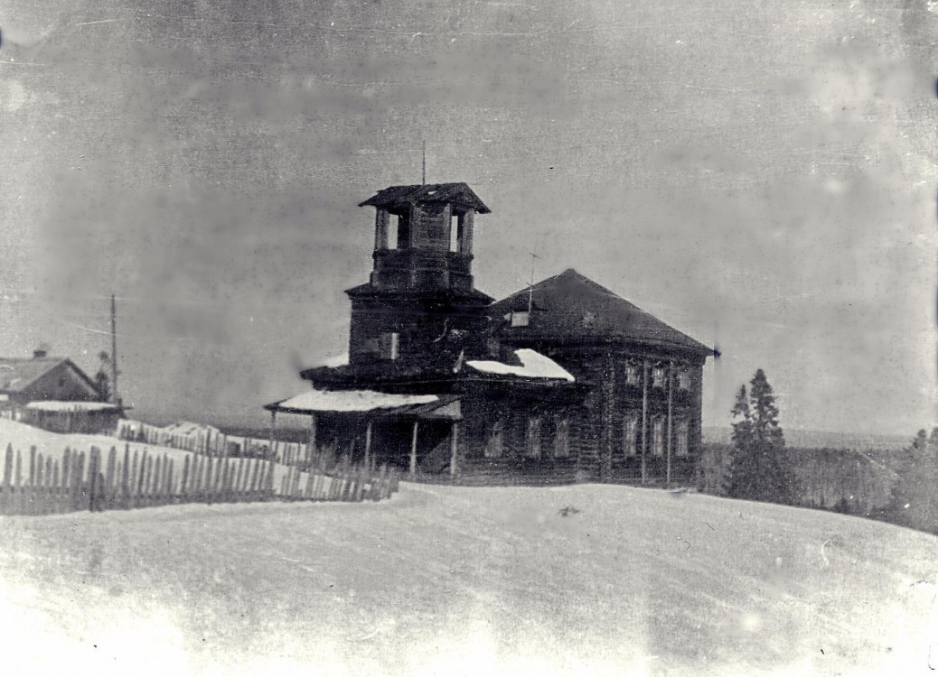 Большие Долды. Церковь Иоанна Предтечи. архивная фотография, Фото советского периода из частного архива