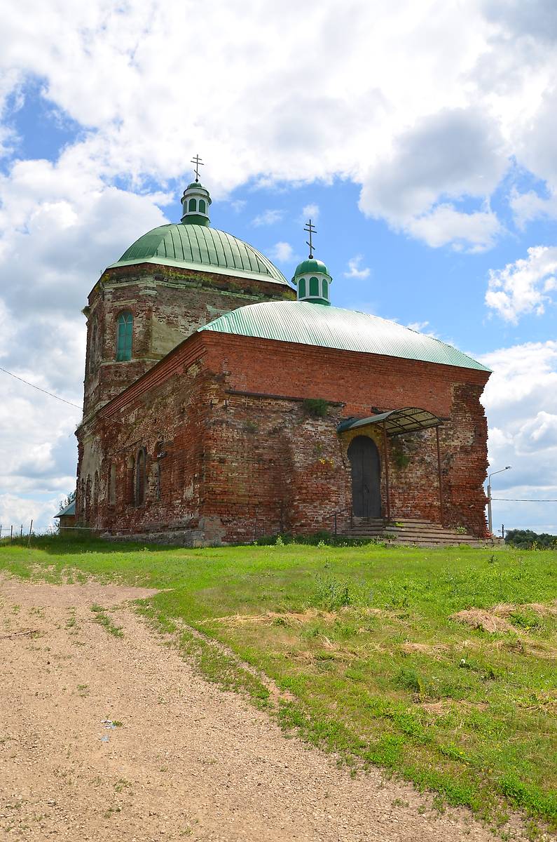 фасады. Церковь Троицы Живоначальной, Троицкое (Лев-Толстовский район, Липецкая область)