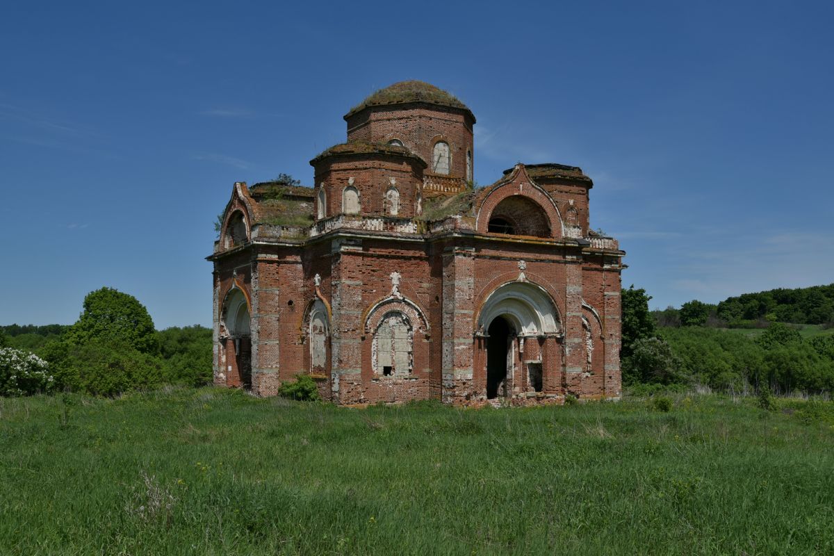Щепотьево. Церковь Троицы Живоначальной. фасады, Вид с юго-запада