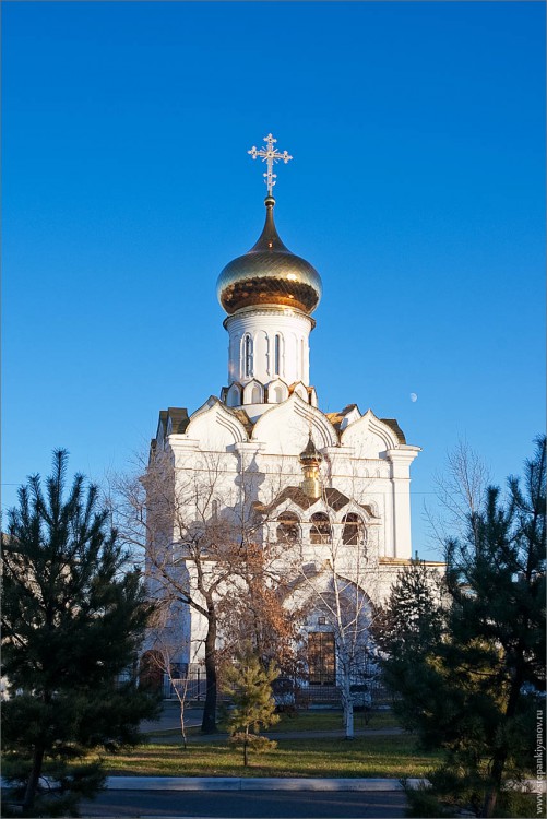 Хабаровск. Церковь Елисаветы Феодоровны. общий вид в ландшафте