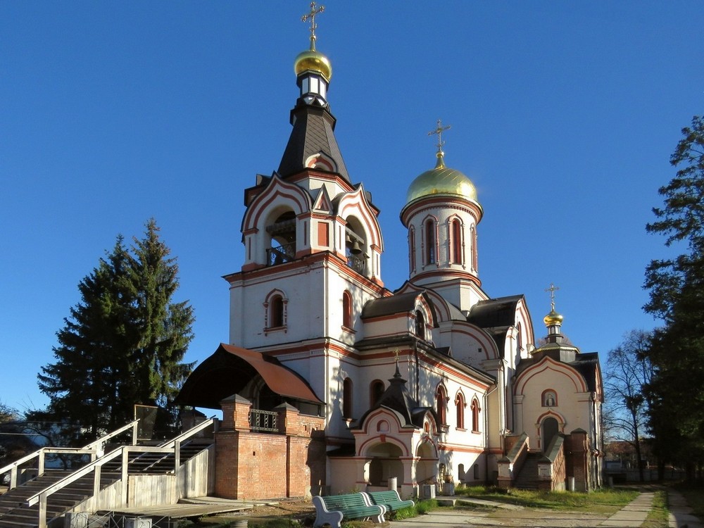 Церковь Серафима Саровского, Голицыно (Одинцовский городской округ и ЗАТО Власиха, Краснознаменск, Московская область). фасады