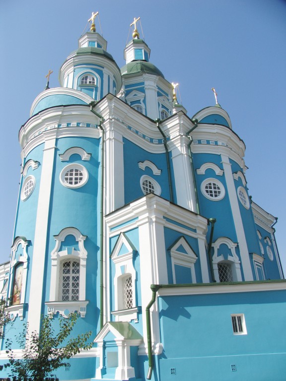 Покровский Красногорский женский монастырь. Собор Спаса Преображения, Бакаевка (Золотоношский район, Украина, Черкасская область). фасады