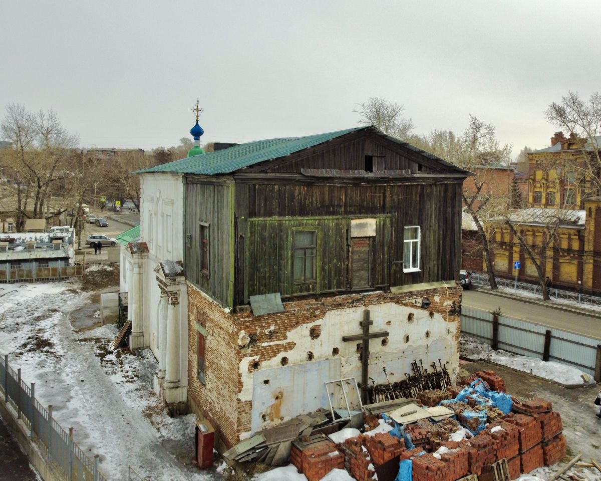 Церковь Покрова Пресвятой Богородицы, Иркутск (Иркутск, город, Иркутская область). фасады, Вид с запада 