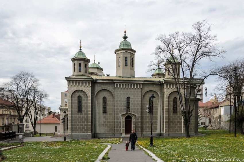 Церковь Вознесения Господня, Белград (Белград, округ, Сербия). общий вид в ландшафте