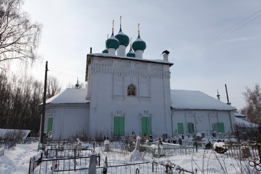 Церковь Николая Чудотворца, Бор (Некрасовский район, Ярославская область). фасады