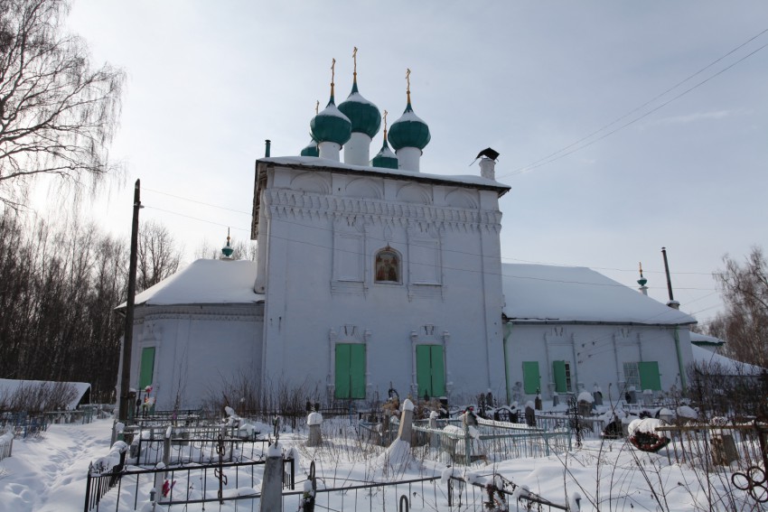 Бор (Борголышкино). Церковь Николая Чудотворца. фасады