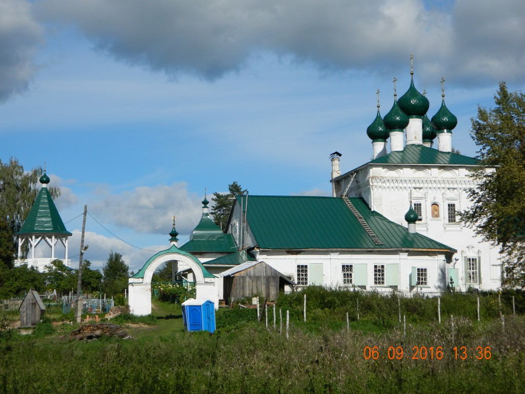 Бор (Борголышкино). Церковь Николая Чудотворца. фасады, Год постройки указан 1720