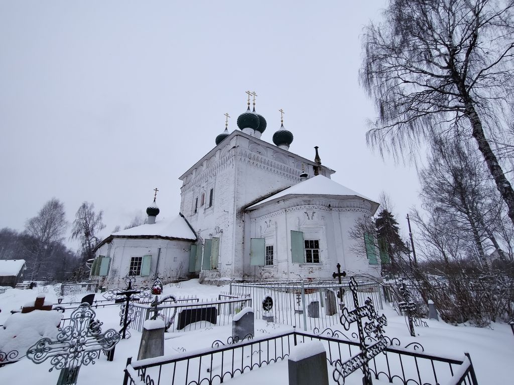 Церковь Николая Чудотворца, Бор (Некрасовский район, Ярославская область). фасады