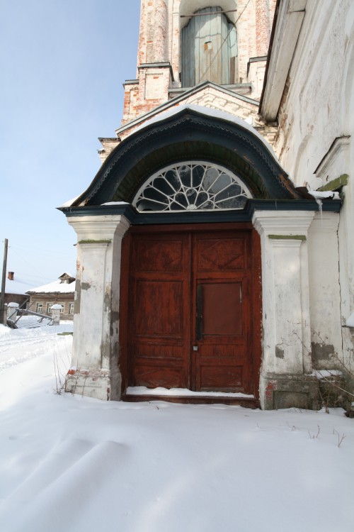 Церковь Рождества Пресвятой Богородицы, Рождественное (Некрасовский район, Ярославская область). архитектурные детали