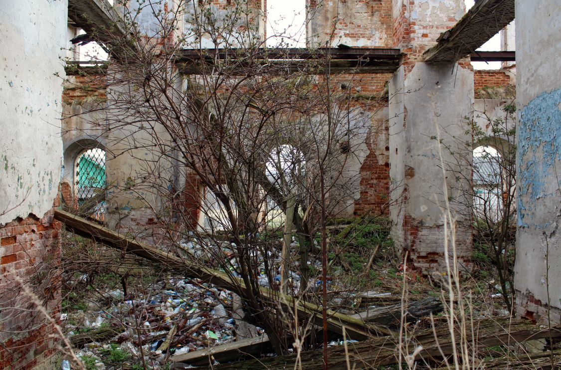 Церковь Успения Пресвятой Богородицы и Бориса и Глеба, Пустынька (Кашинский городской округ, Тверская область). интерьер и убранство