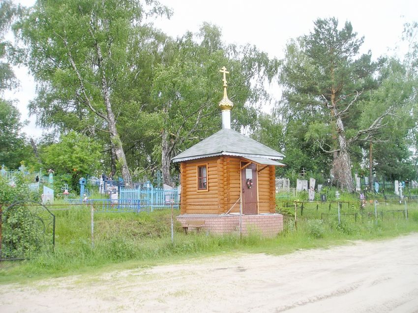 Неизвестная часовня, Юрасово (Бор, ГО, Нижегородская область). общий вид в ландшафте