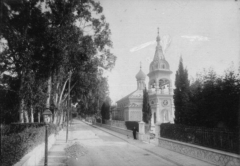 Канны. Церковь Михаила Архангела. архивная фотография, Церковь Михаила Архангела, архивное фото. 
