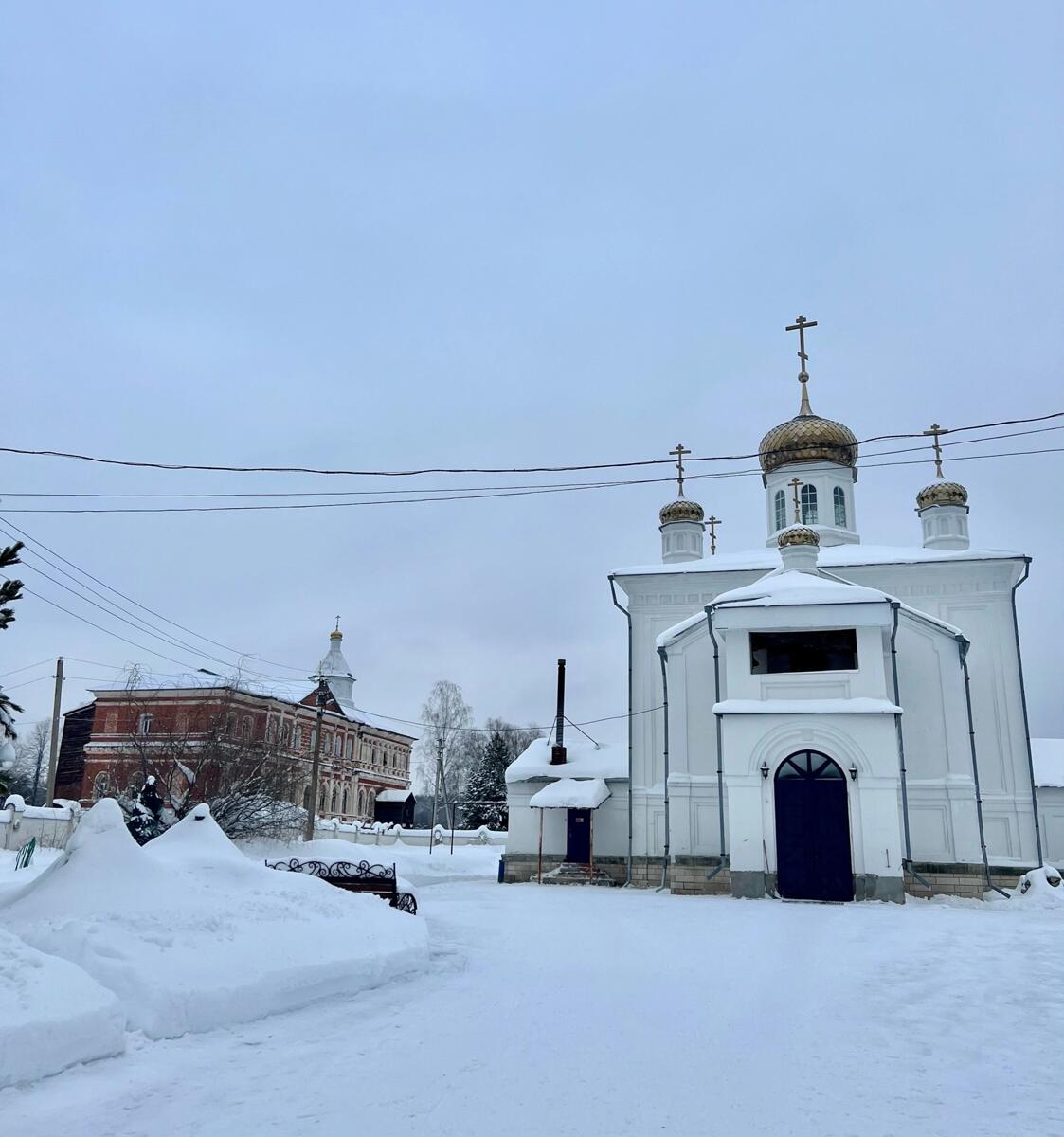 Дальне-Давыдовский монастырь, Давыдово (Вачский район, Нижегородская область). фасады