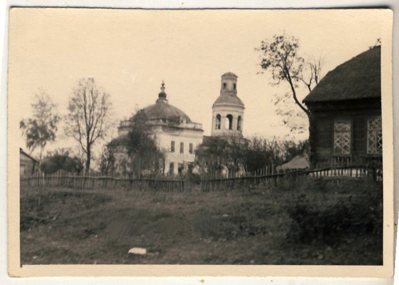 Колокольня церкви Успения Пресвятой Богородицы, Ефремово (Вяземский район, Смоленская область). архивная фотография, Фото 1941 г. с аукциона e-bay.de