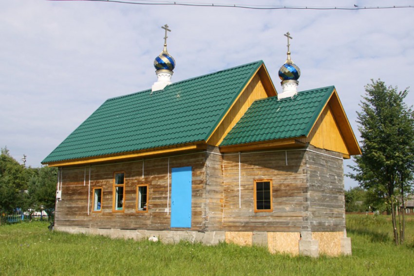 Церковь Тихвинской иконы Божией Матери, Людково (Мосальский район, Калужская область). фасады, Вид с юго-востока