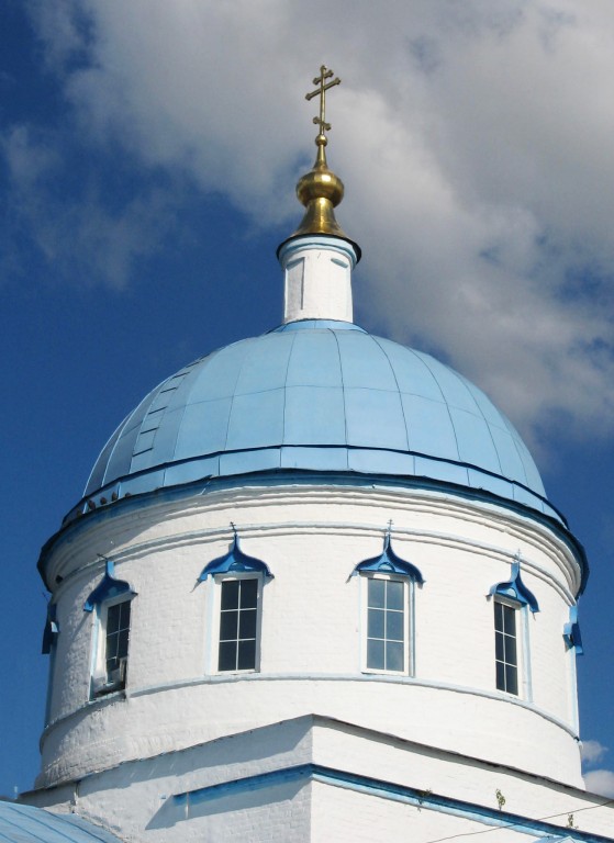 Церковь Казанской иконы Божией Матери, Ворсма (Павловский район, Нижегородская область). архитектурные детали, Купол основного объема храма