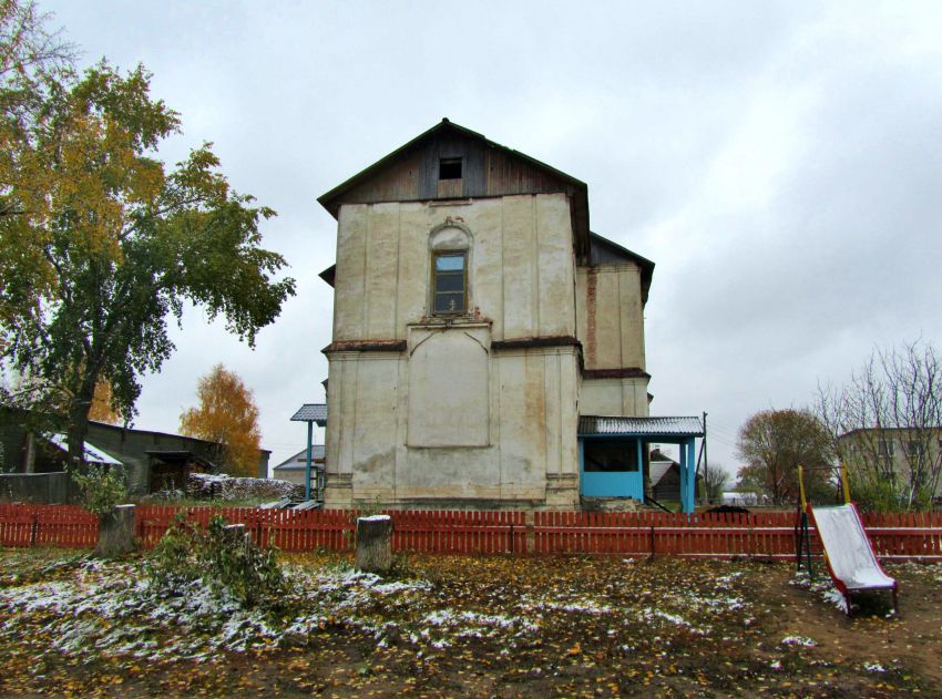 Церковь Благовещения Пресвятой Богородицы, Благовещенское (Вельский район, Архангельская область). фасады, вид с запада