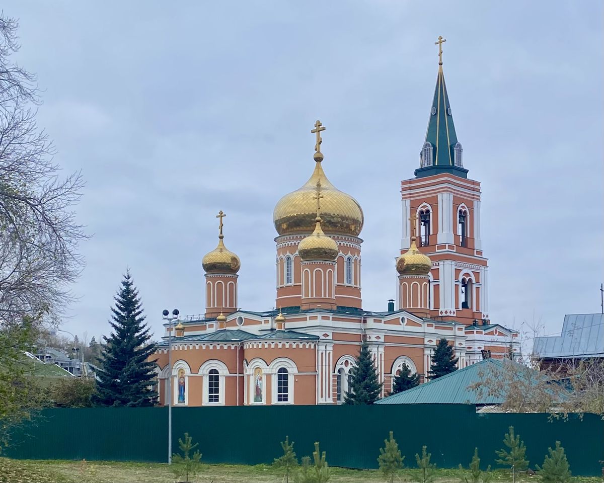 Вид с СВ, фасады. Знаменский монастырь. Собор иконы Божией Матери 