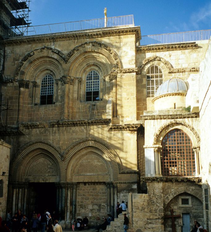 Иерусалим - Старый город. Церковь Воскресения Христова. фасады