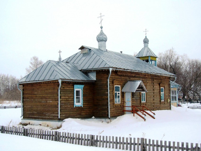 Кутуково. Церковь Казанской иконы Божией Матери. фасады, вид с юго-востока (церковь ориентирована алтарем почти на юг)