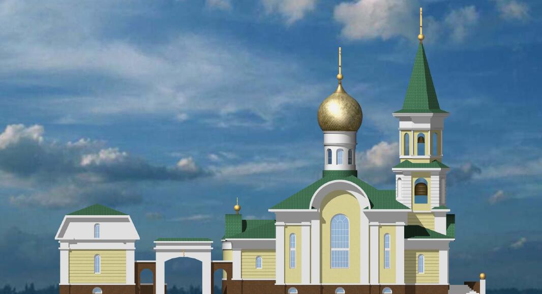 Мумра. Церковь Иоанна Кронштадтского. графика, проект