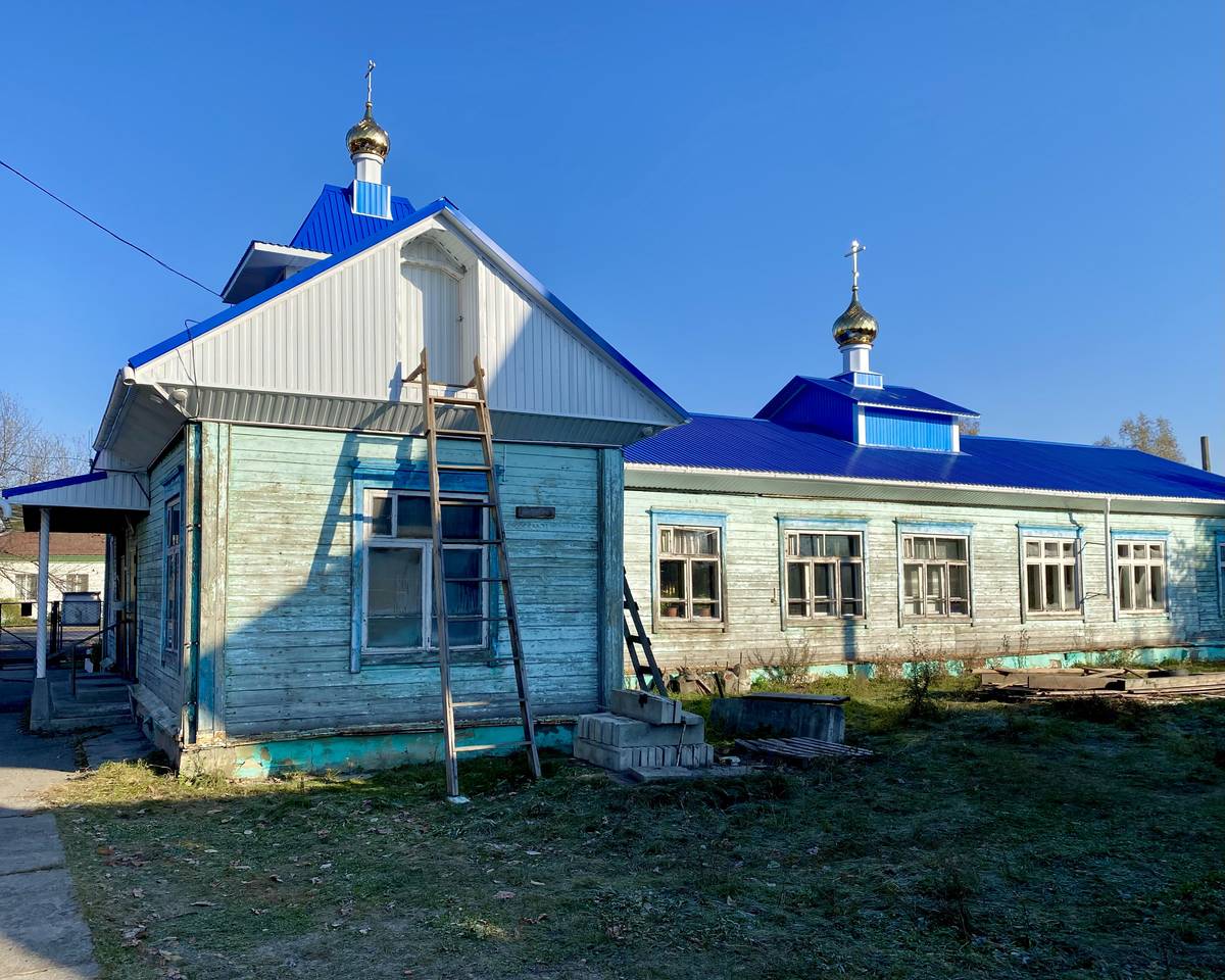 Церковь Сретения Господня (временная), Бийск (Бийский район и г. Бийск, Алтайский край). фасады, Вид с юга
