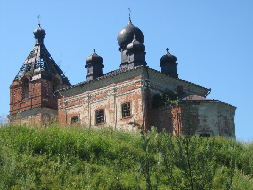 Покровское. Церковь Покрова Пресвятой Богородицы. фасады, южный фасад