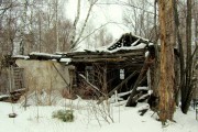 Церковь Покрова Пресвятой Богородицы, разрушенная трапезная<br>, Телебукино, Касимовский район и г. Касимов, Рязанская область