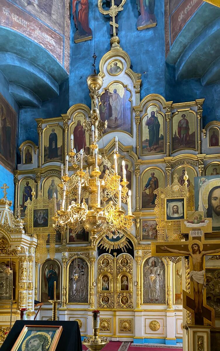 Церковь Преображения Господня, Большие Кабаны (Лаишевский район, Республика Татарстан). интерьер и убранство, Главный иконостас