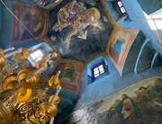 Церковь Преображения Господня, Подкупольное пространство, юго-западная сторона<br>, Большие Кабаны, Лаишевский район, Республика Татарстан