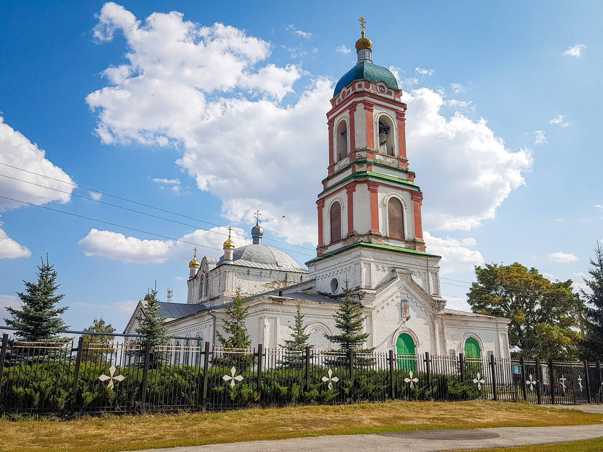 Церковь Михаила Архангела, Фащевка (Грязинский район, Липецкая область). фасады