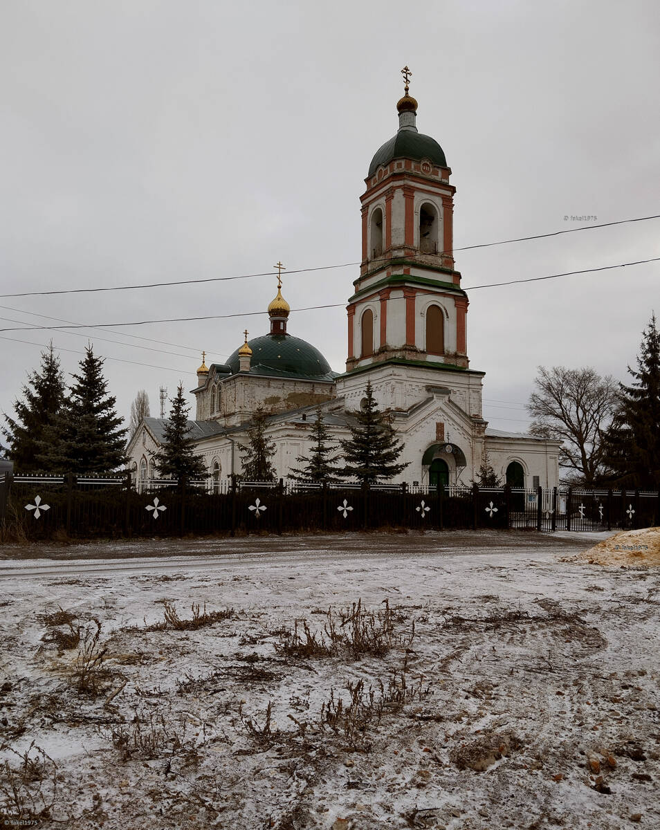 Церковь Михаила Архангела, Фащевка (Грязинский район, Липецкая область). фасады