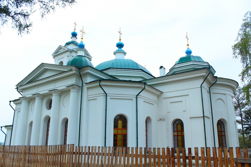 Иркутск. Церковь Входа Господня в Иерусалим. фасады, Вид с юго-востока